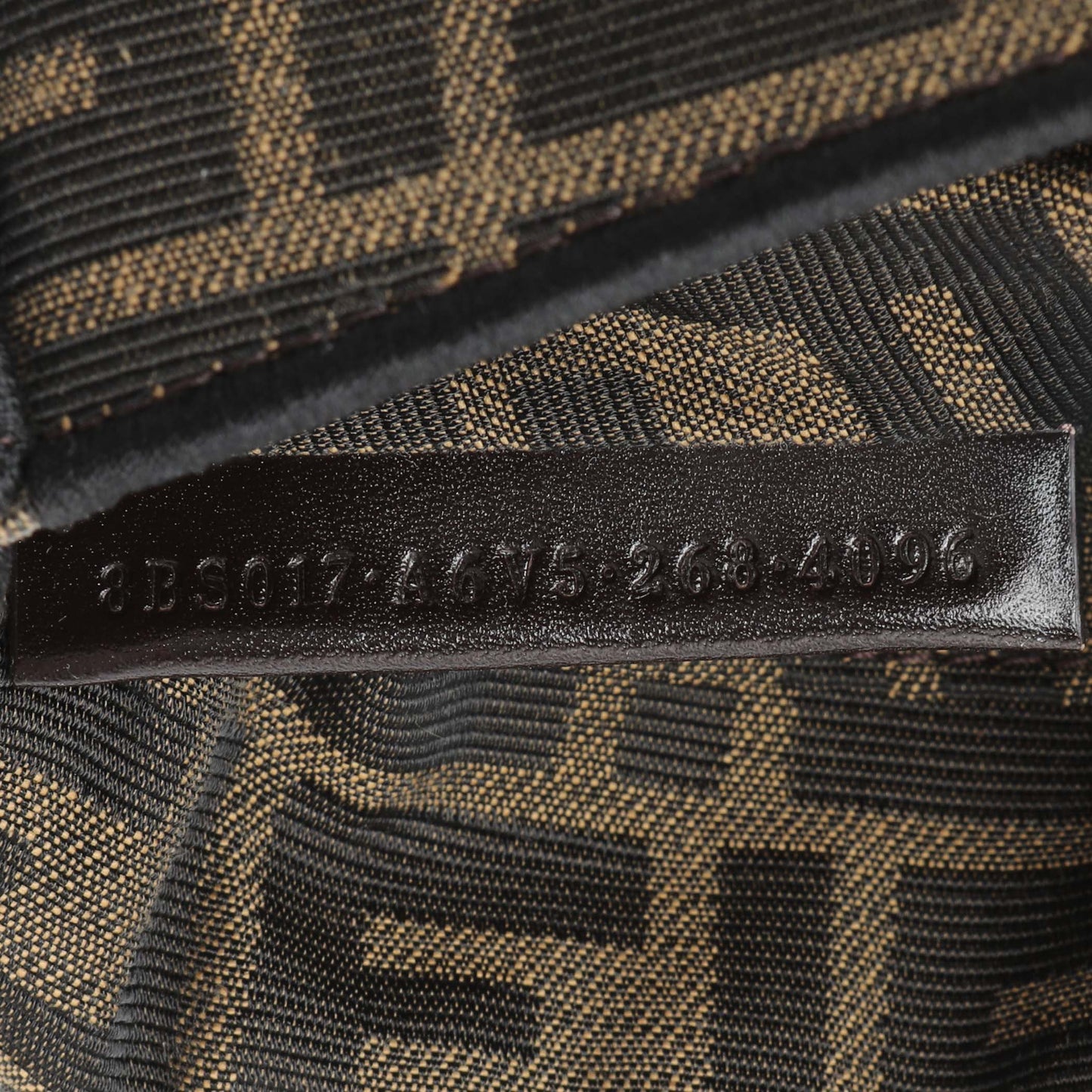 Exclusive Fendi Fabric Jacquard FF 1974 Mini Baguette — Lifestyle View