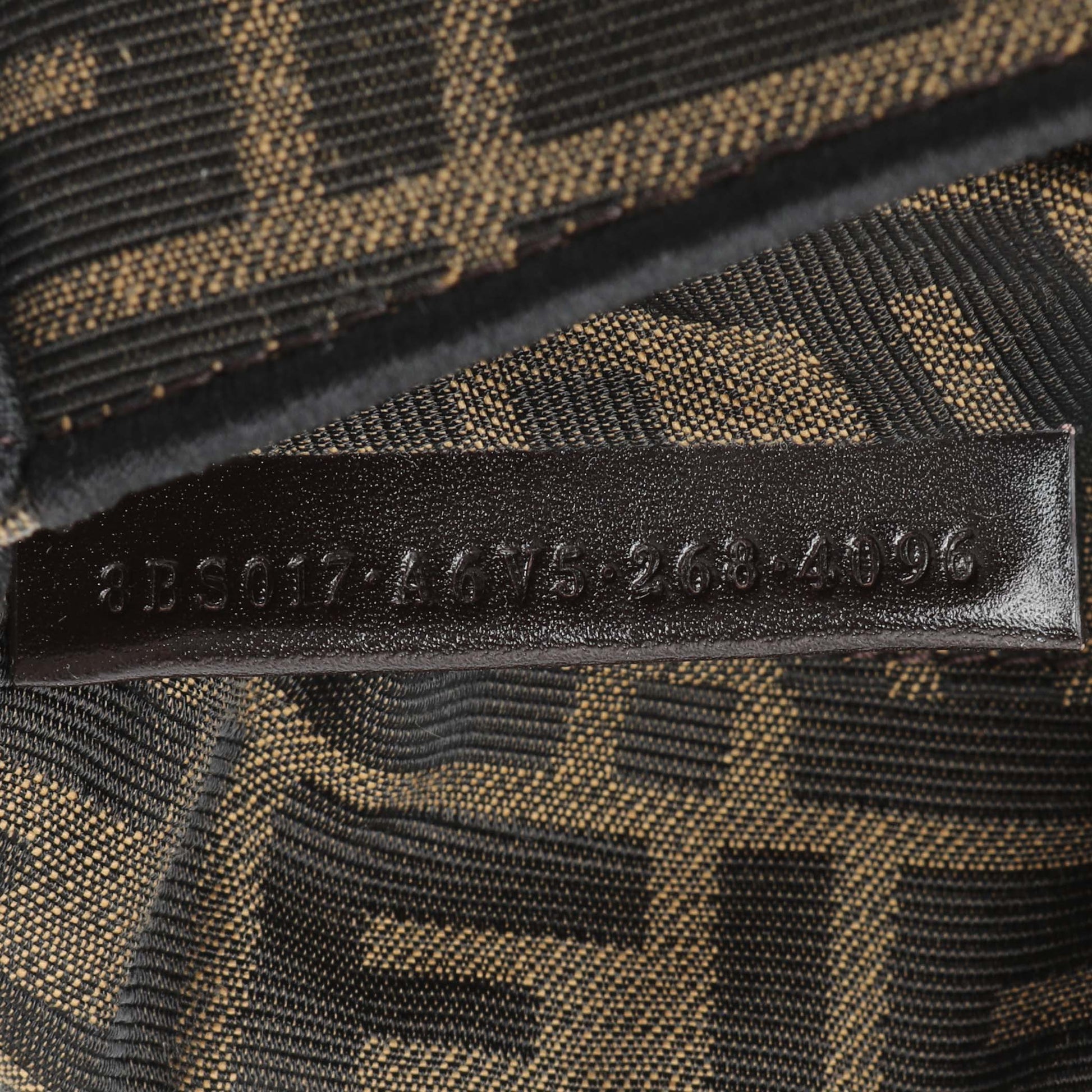 Exclusive Fendi Fabric Jacquard FF 1974 Mini Baguette — Lifestyle View