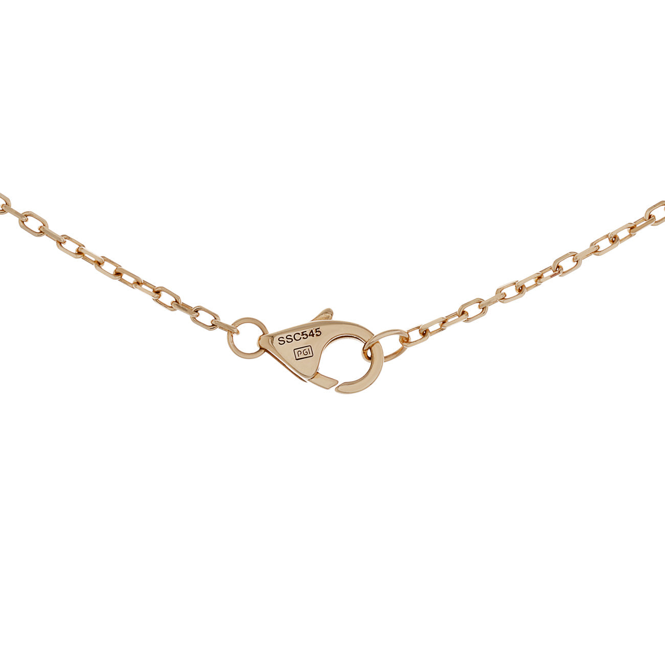 Exclusive Cartier 18K Diamond Trinity Pendant Necklace — Top View