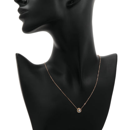 Exclusive Cartier 18K Diamond Trinity Pendant Necklace — Detail View