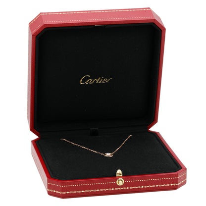 Exclusive Cartier 18K Diamond Trinity Pendant Necklace — Lifestyle View