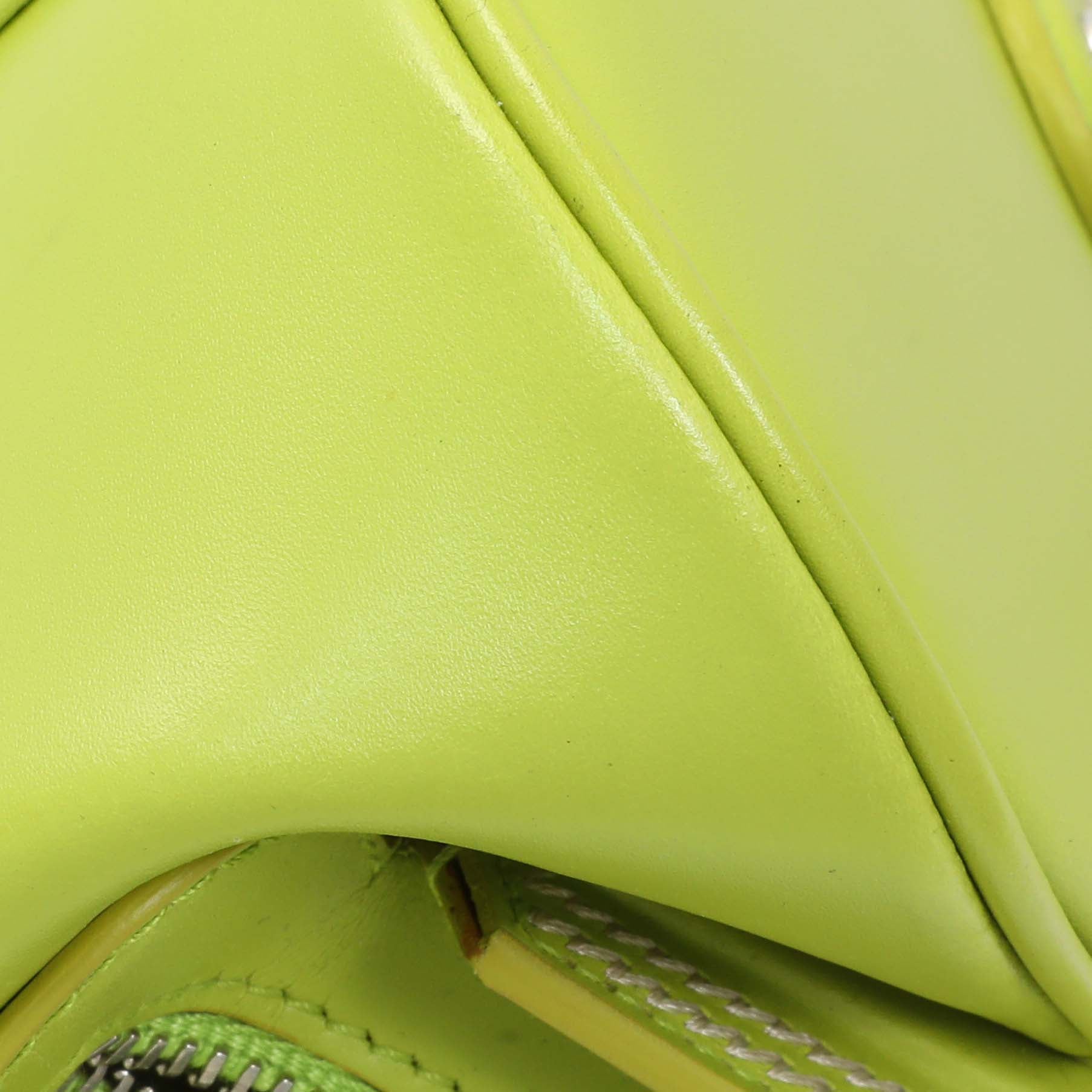 Exclusive Christian Dior Green Calfskin Medium Detective Satchel — Alternate View 7