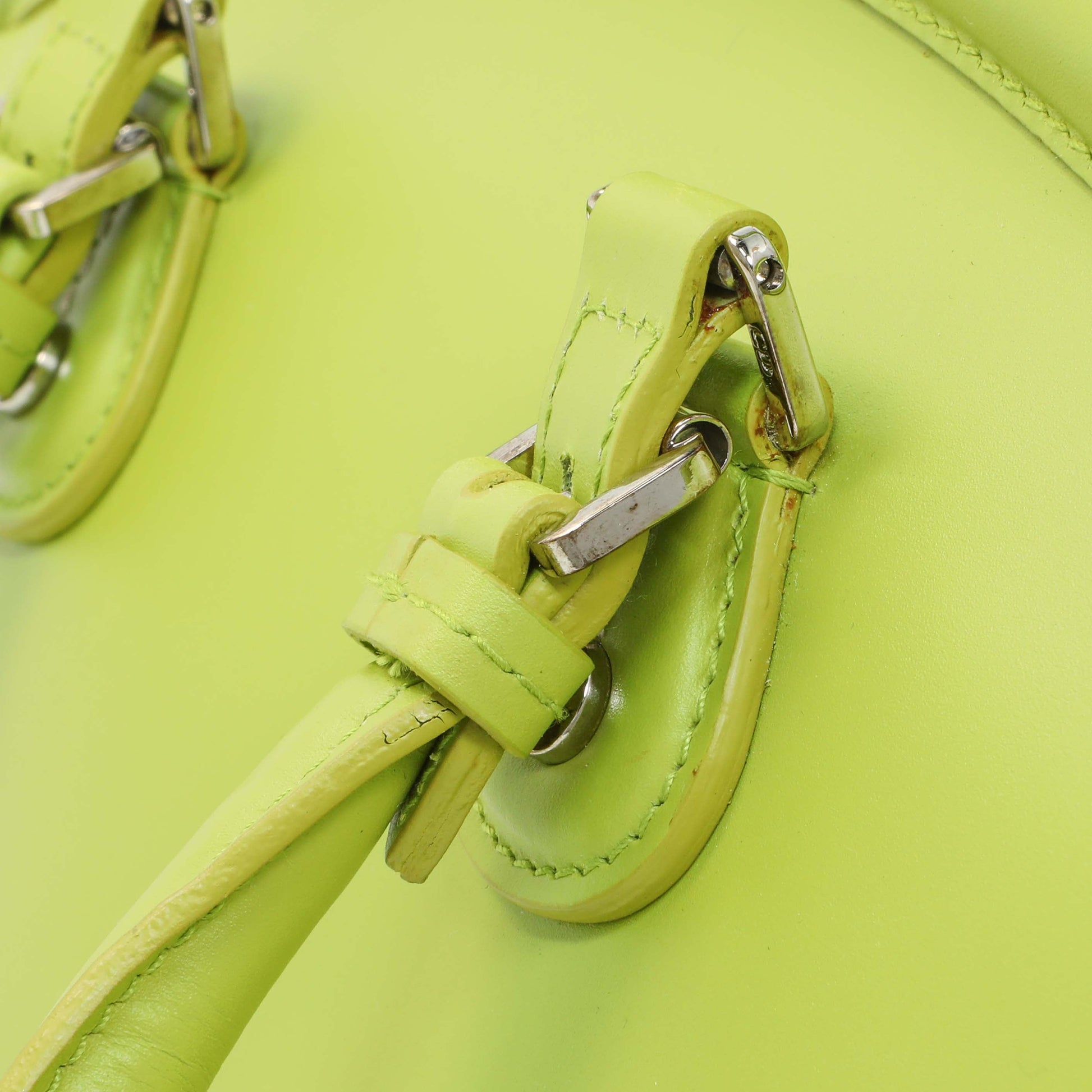 Exclusive Christian Dior Green Calfskin Medium Detective Satchel — Alternate View 13