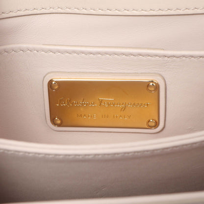 Exclusive Salvatore Ferragamo Nude Calfskin Thalia Crossbody Bag — Alternate View 10