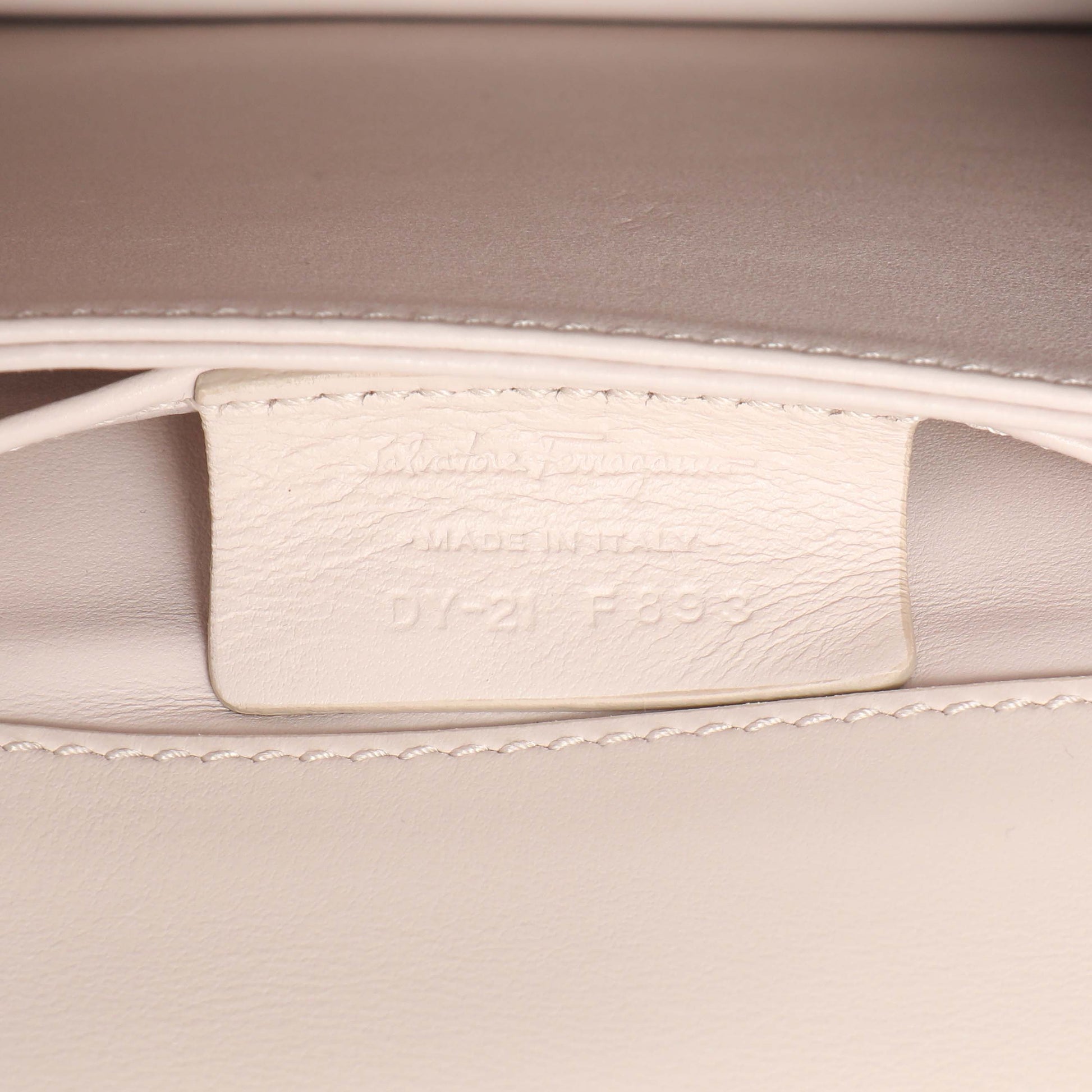 Exclusive Salvatore Ferragamo Nude Calfskin Thalia Crossbody Bag — Alternate View 11