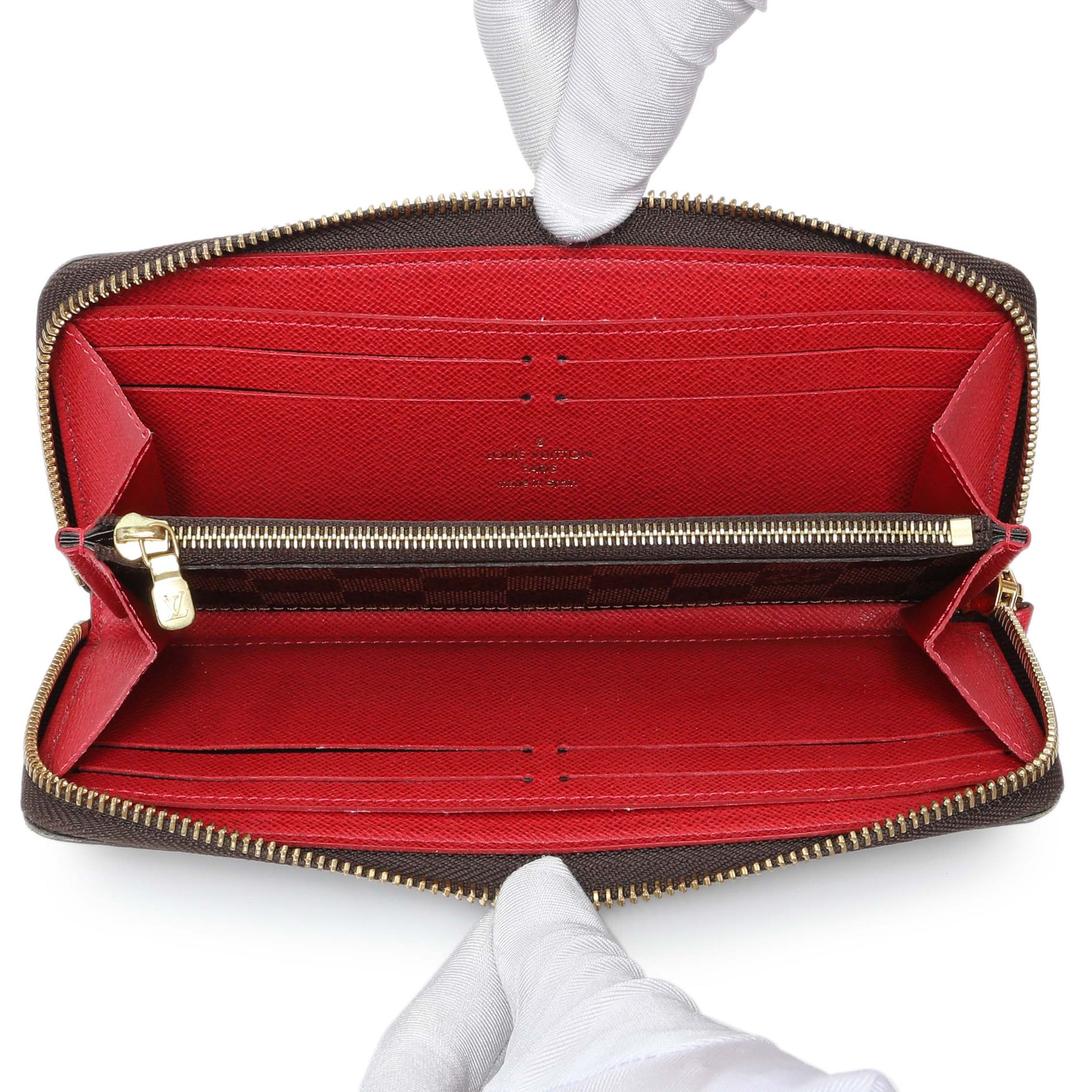 Exclusive Louis Vuitton Damier Ebene Clemence Wallet — Alternate View 8