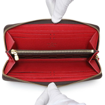 Exclusive Louis Vuitton Damier Ebene Clemence Wallet — Alternate View 8
