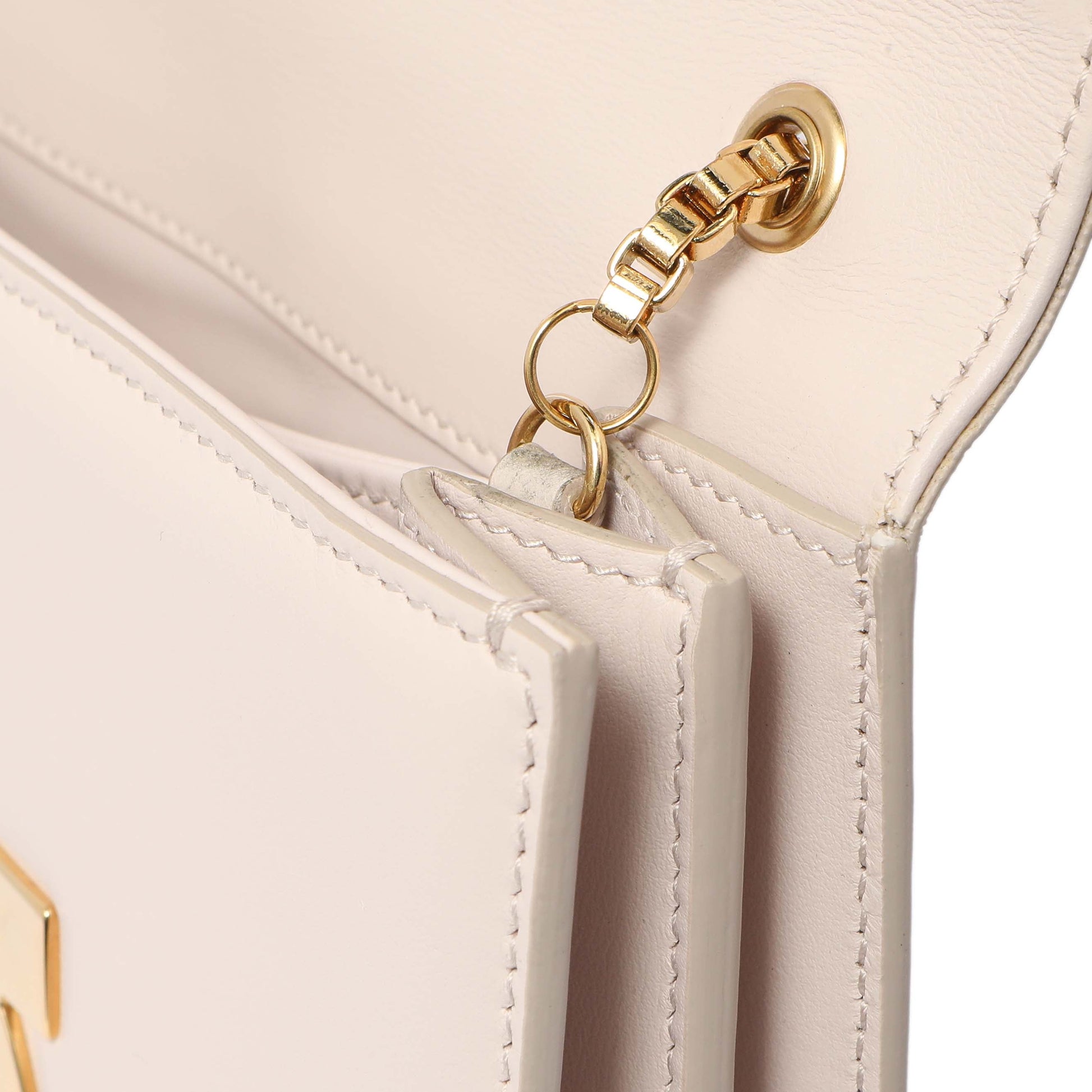 Exclusive Salvatore Ferragamo Nude Calfskin Thalia Crossbody Bag — Alternate View 12