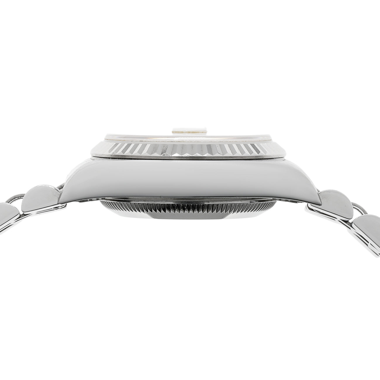 Exclusive Rolex Stainless Steel 18K White Gold Diamond Datejust 26 79174 — Back View