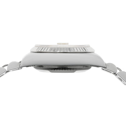 Exclusive Rolex Stainless Steel 18K White Gold Diamond Datejust 26 79174 — Back View