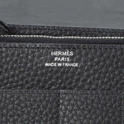 Exclusive Hermes Black Togo Dogon Duo Wallet — Alternate View 9