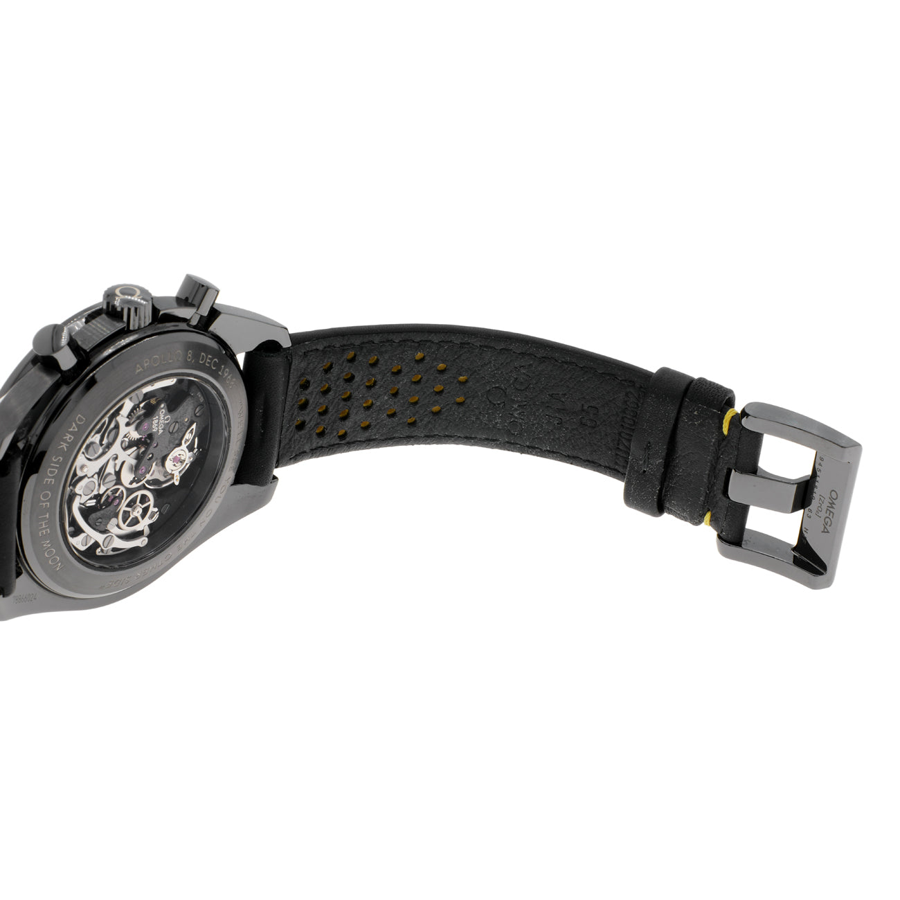 Exclusive Omega Ceramic Speedmaster Dark Side of the Moon 311.92.44.30.01.001 — Top View