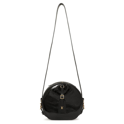 Exclusive Louis Vuitton Black Vernis Boite Chapeau Souple MM — Front View