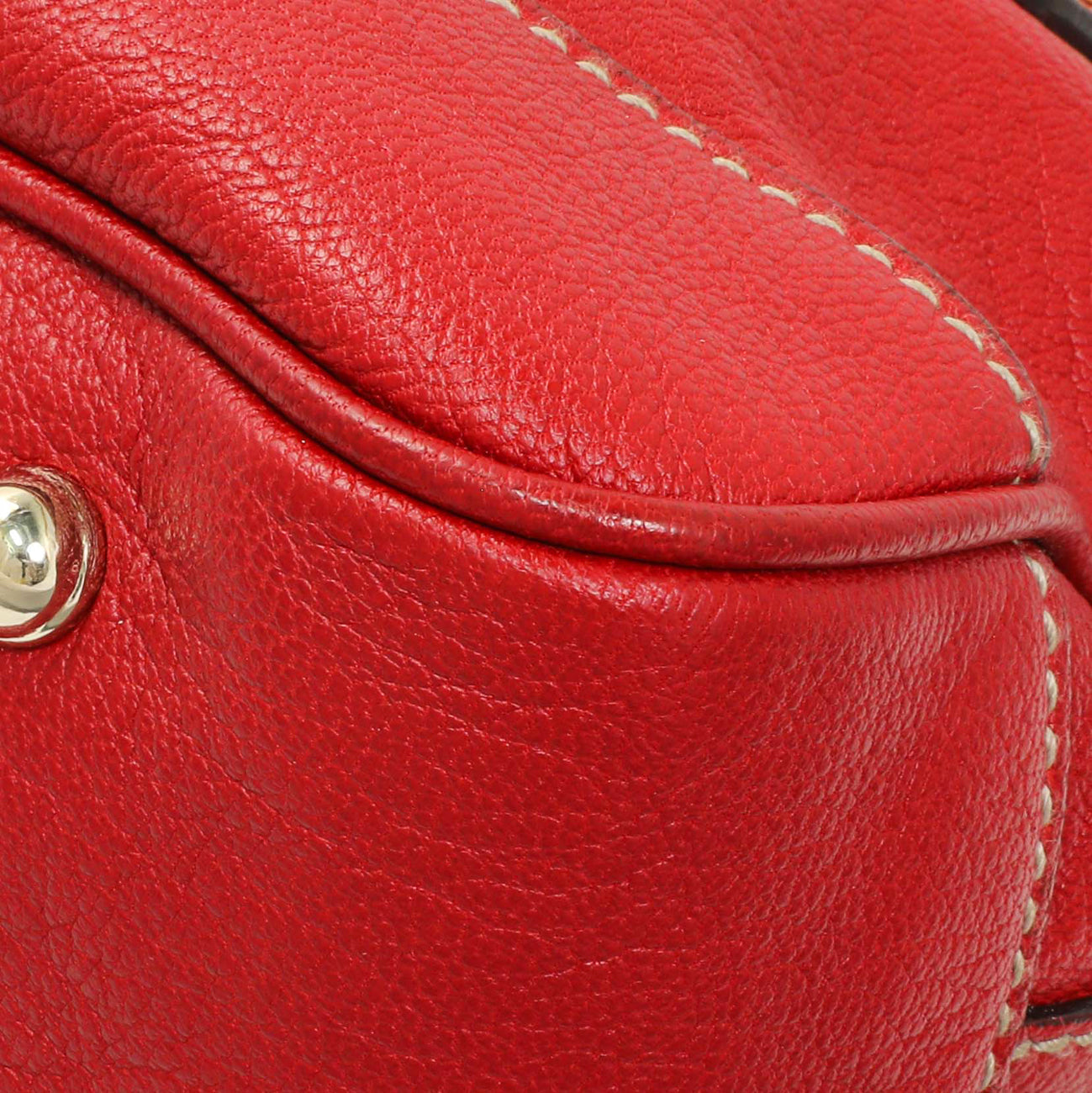 Exclusive Gucci Red Calfskin Capri Small Bowler — Alternate View 7