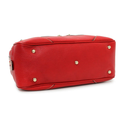 Exclusive Gucci Red Calfskin Capri Small Bowler — Back View
