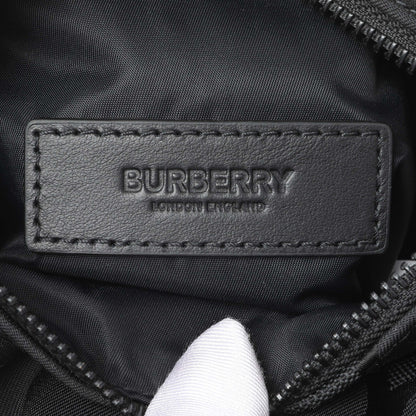 Exclusive Burberry Black Jacquard Logo TB Sound Bag — Detail View