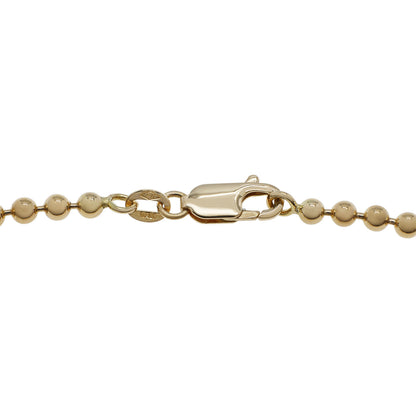 Exclusive 18K Yellow Gold Bead Bracelet — Side View