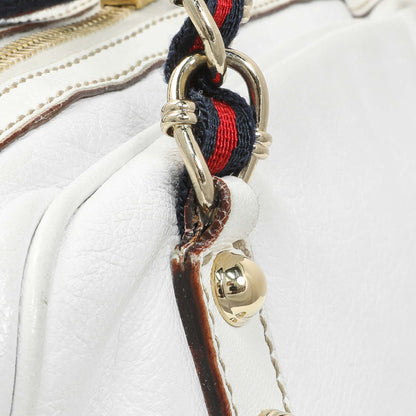 Exclusive Gucci White Calfskin Capri Small Bowler — Alternate View 11