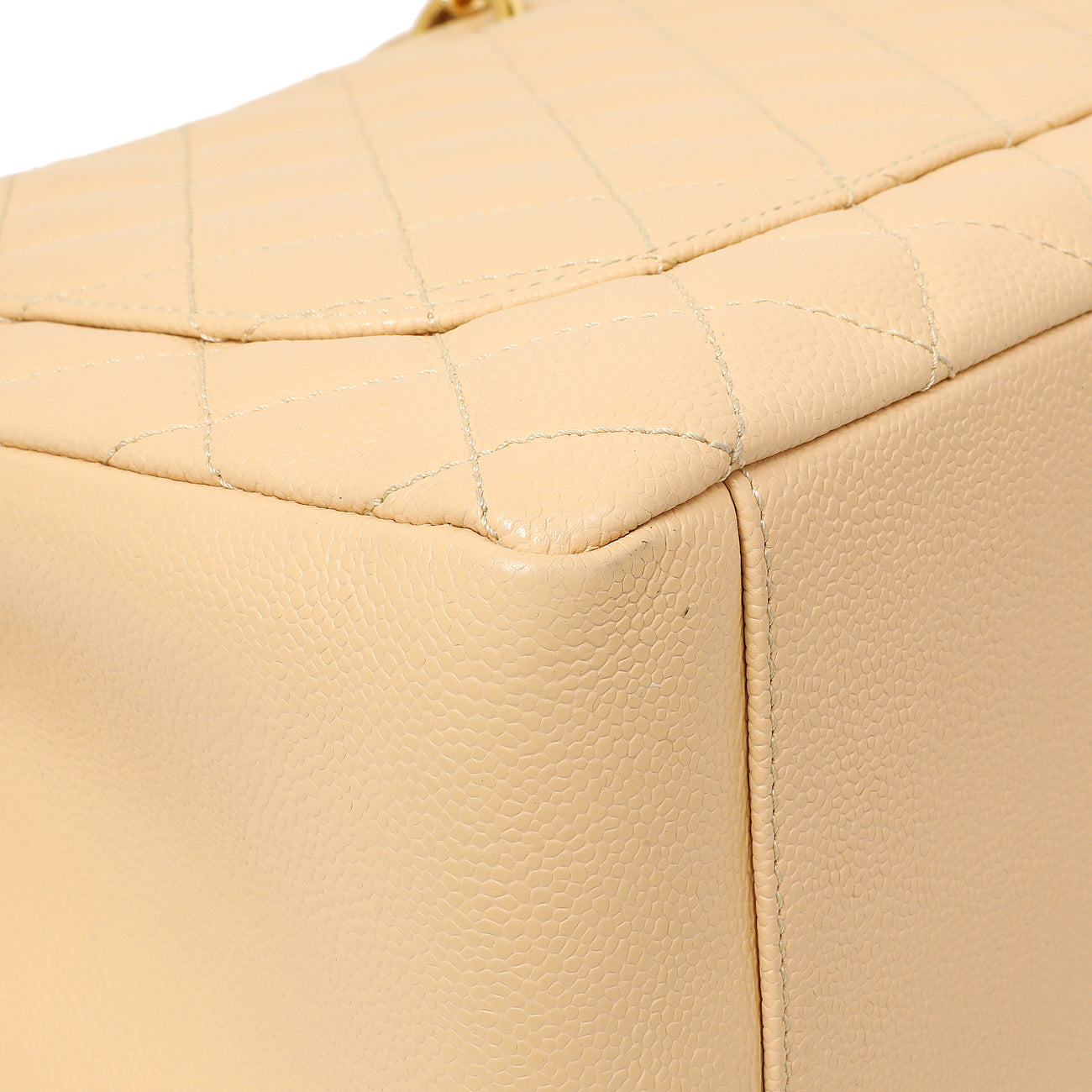 Exclusive Chanel Beige Quilted Caviar Grand Shopping Tote GST — Lifestyle View