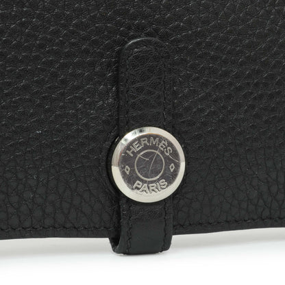 Exclusive Hermes Black Togo Dogon Duo Wallet — Alternate View 11