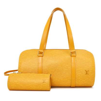 Exclusive Louis Vuitton Yellow Epi Soufflot — Front View