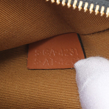 Exclusive Celine Triomphe Canvas Calfskin Ava Shoulder Bag — Lifestyle View