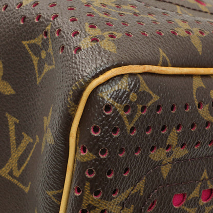 Exclusive Louis Vuitton Monogram Perforated Speedy 30 — Detail View