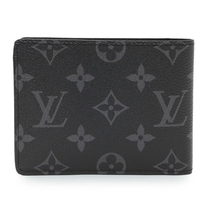 Exclusive Louis Vuitton Monogram Eclipse Multiple Wallet — Side View