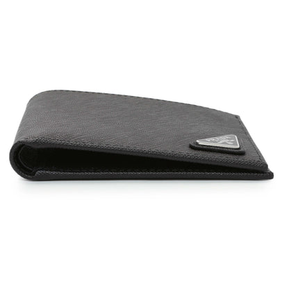 Exclusive Prada Saffiano Bifold Wallet — Back View