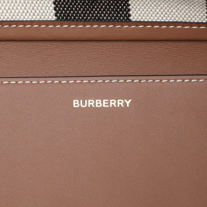 Exclusive Burberry Giant Check Canvas London Tote — Detail View