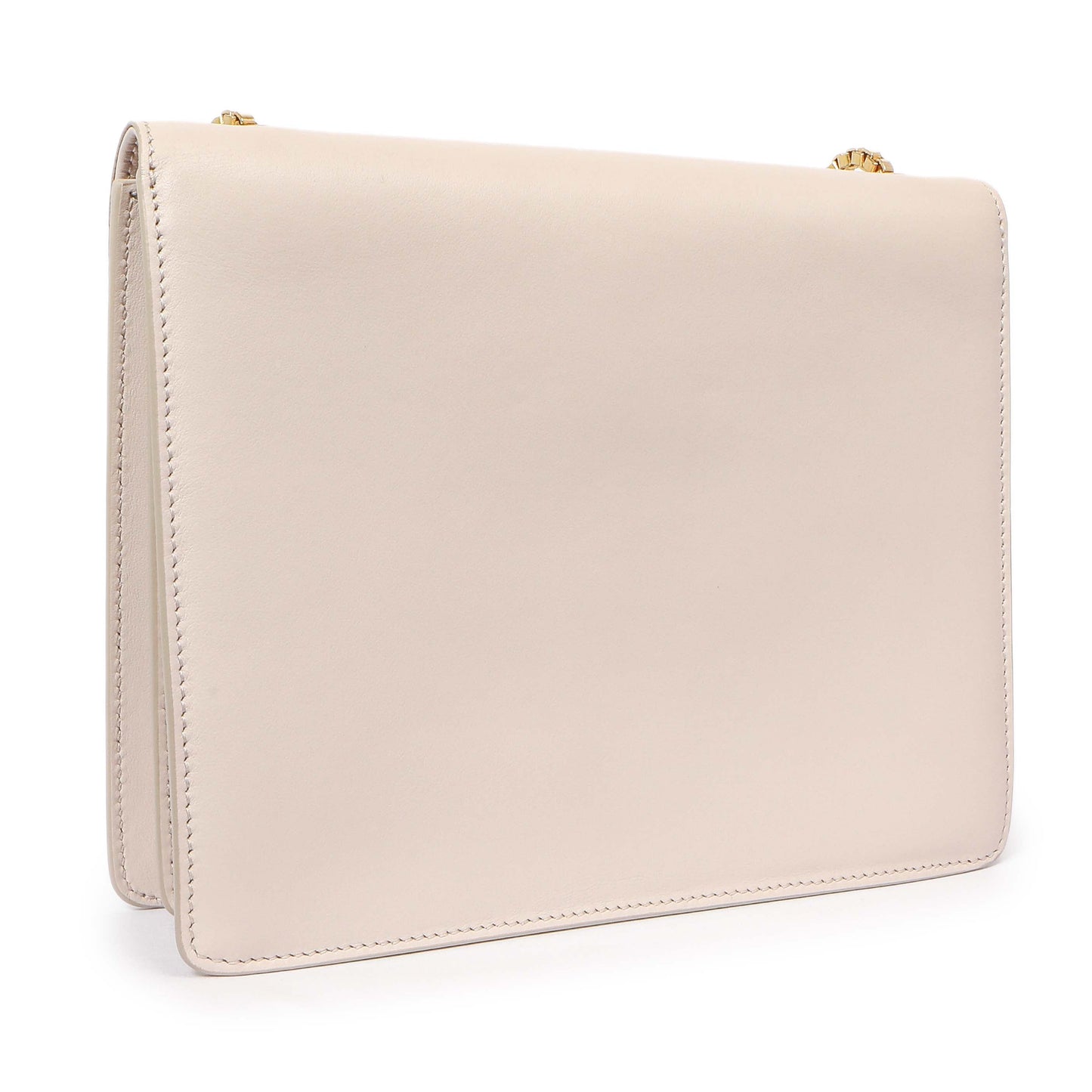 Exclusive Salvatore Ferragamo Nude Calfskin Thalia Crossbody Bag — Back View