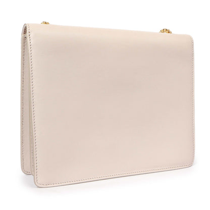 Exclusive Salvatore Ferragamo Nude Calfskin Thalia Crossbody Bag — Back View