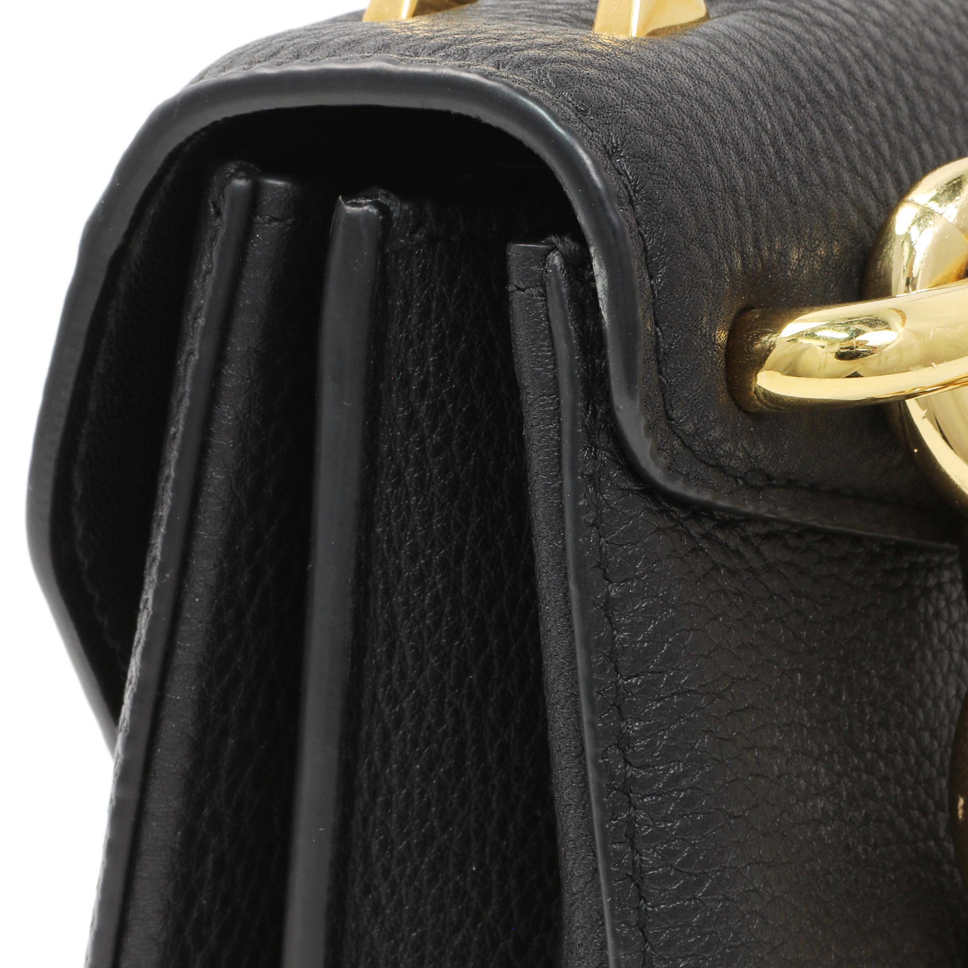 Exclusive Bottega Veneta Black The Mount Small Leather Shoulder Bag — Alternate View 7