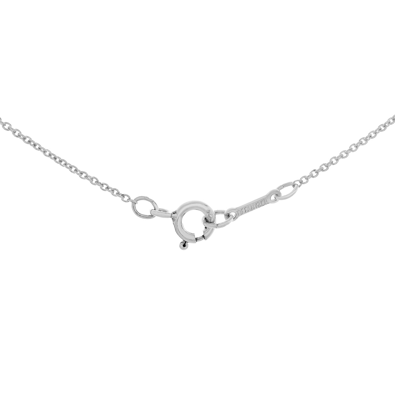 Exclusive Tiffany & Co. Sterling Silver Vintage Bean Pendant — Back View