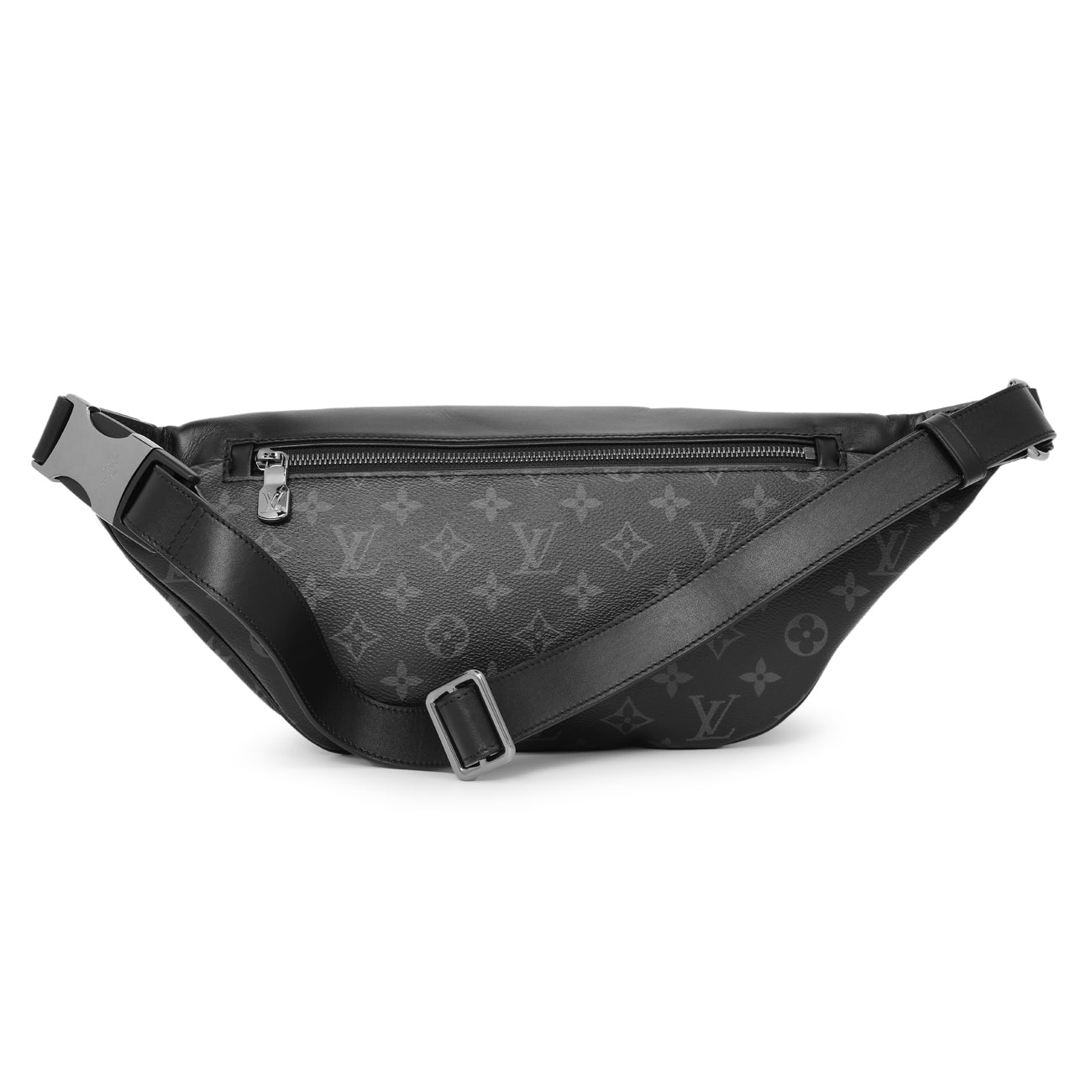 Exclusive Louis Vuitton Monogram Eclipse Discovery Bumbag — Side View