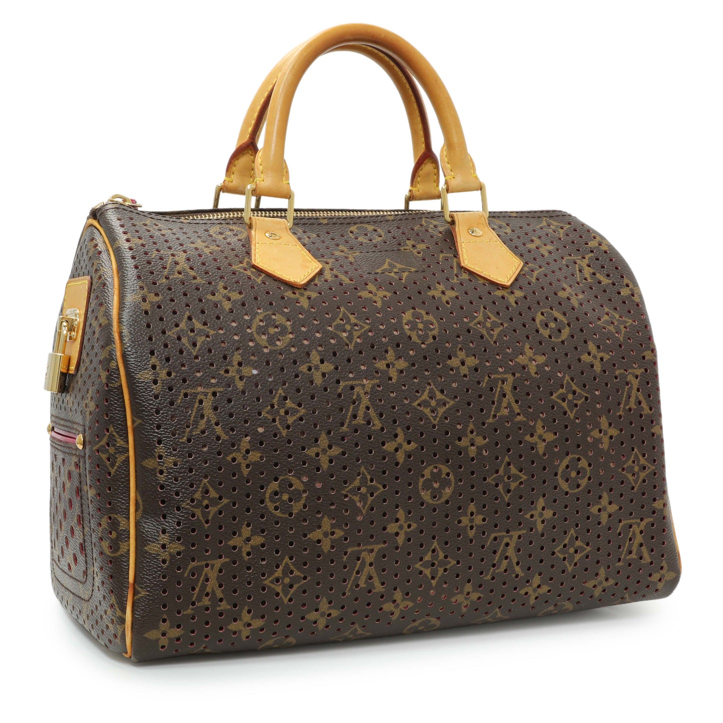 Exclusive Louis Vuitton Monogram Perforated Speedy 30 — Side View