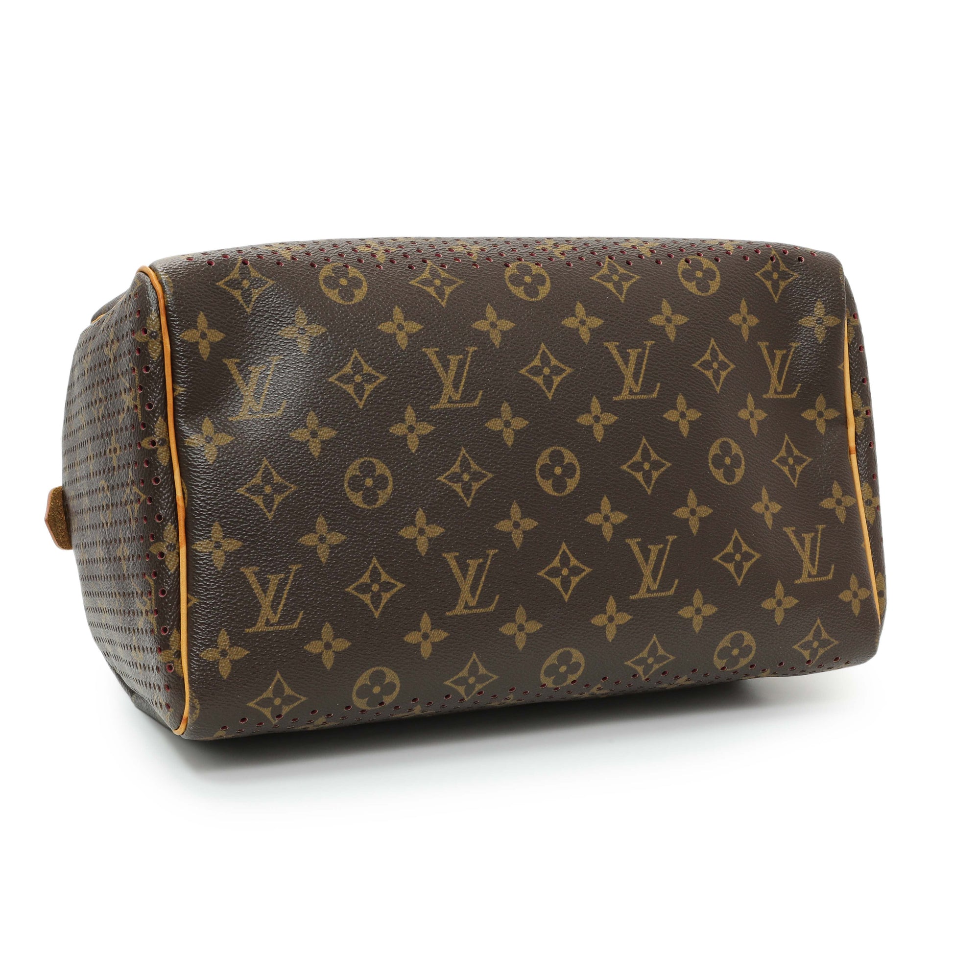 Exclusive Louis Vuitton Monogram Perforated Speedy 30 — Back View