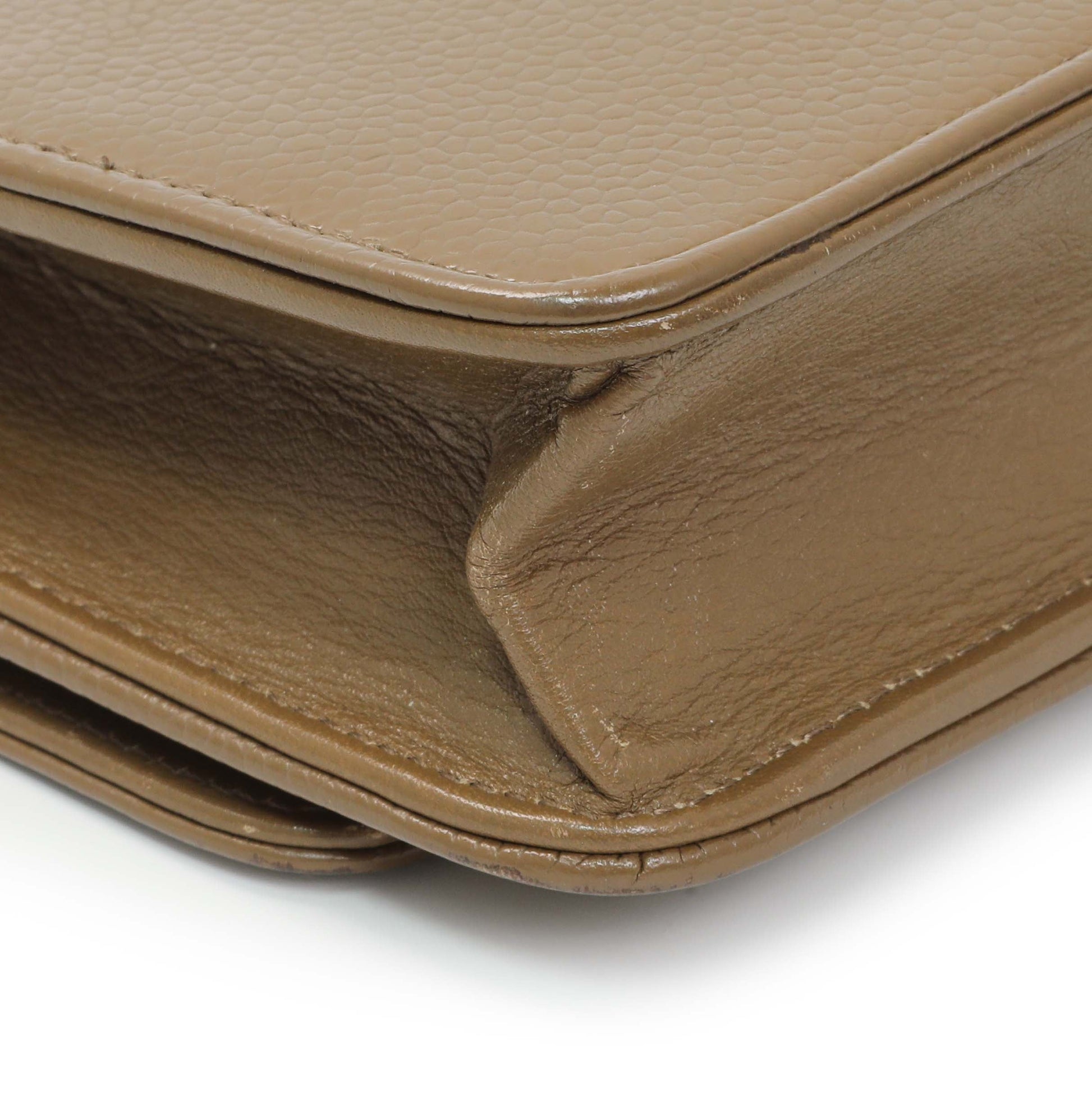 Exclusive Chanel Brown Caviar Timeless CC Wallet on Chain WOC — Alternate View 7