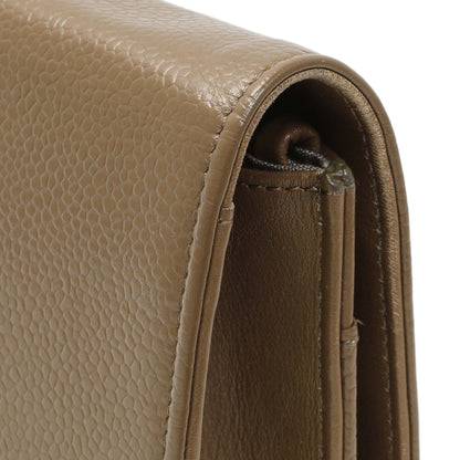 Exclusive Chanel Brown Caviar Timeless CC Wallet on Chain WOC — Alternate View 14