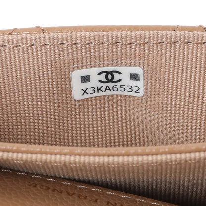Exclusive Chanel Brown Caviar Quilted Flap Card Holder Wallet — Alternate View 7