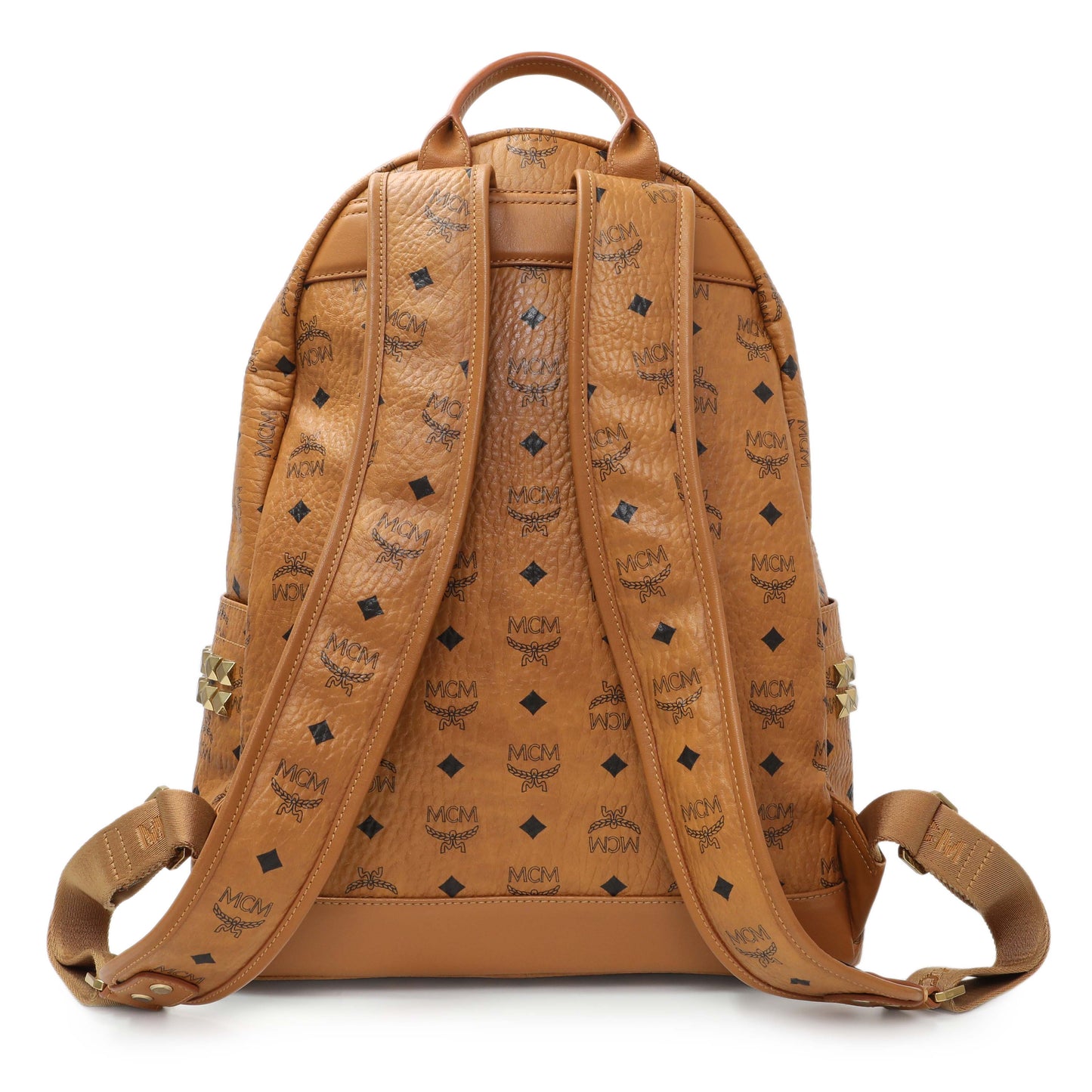 Exclusive MCM Stark Side Studs Medium Backpack — Side View