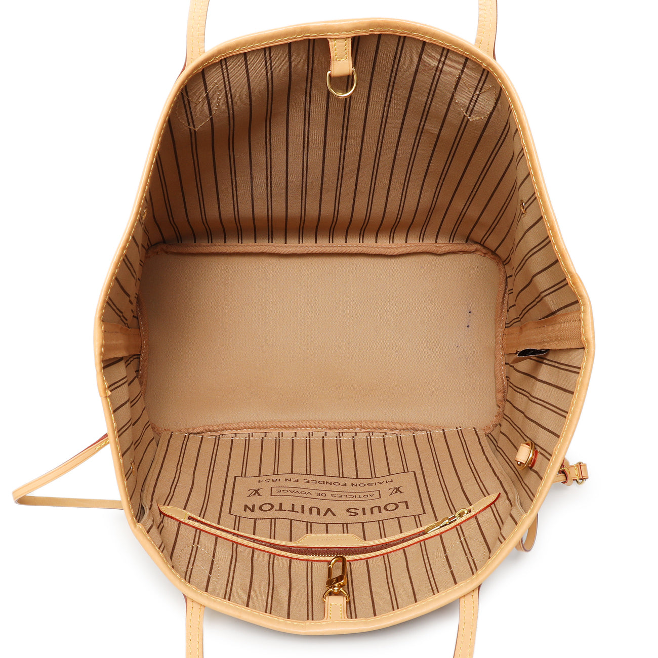Exclusive Louis Vuitton Monogram Neverfull MM — Top View