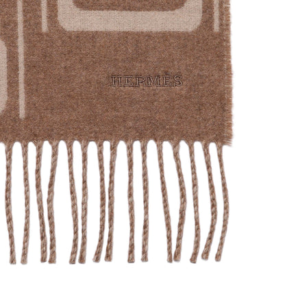 Exclusive Hermes Cashmere Clic, C'est Noue Scarf — Back View