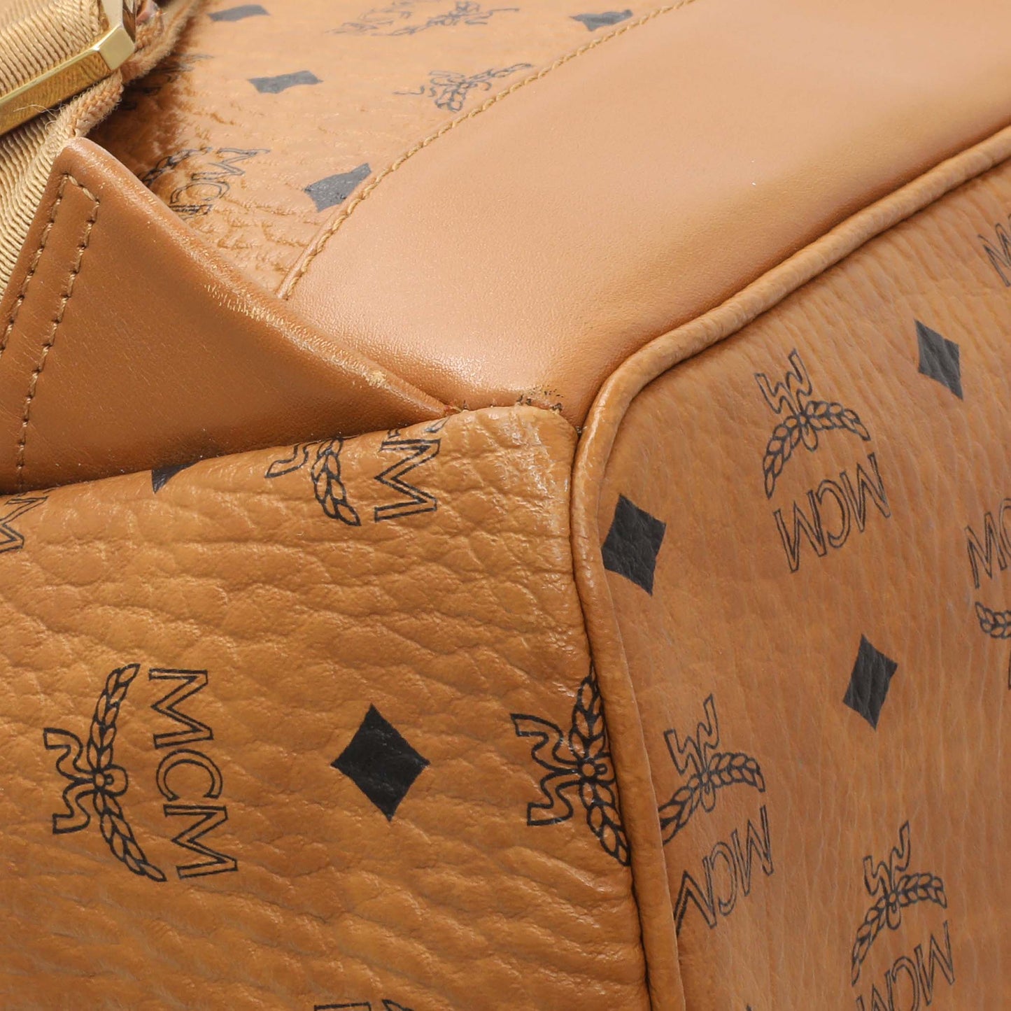 Exclusive MCM Stark Side Studs Medium Backpack — Lifestyle View