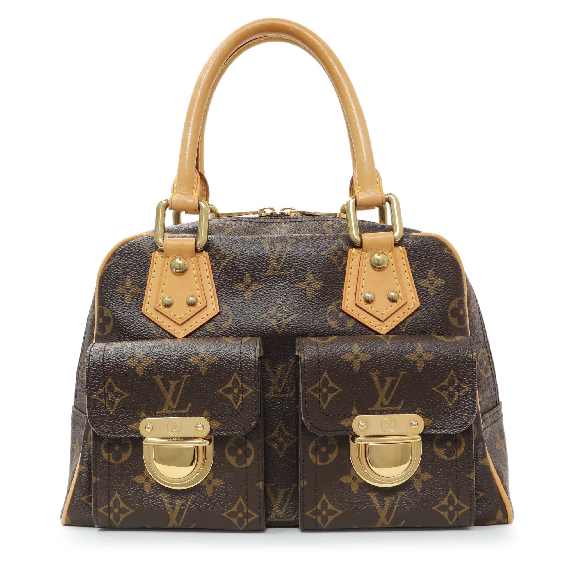 Exclusive Louis Vuitton Monogram Manhattan PM — Front View
