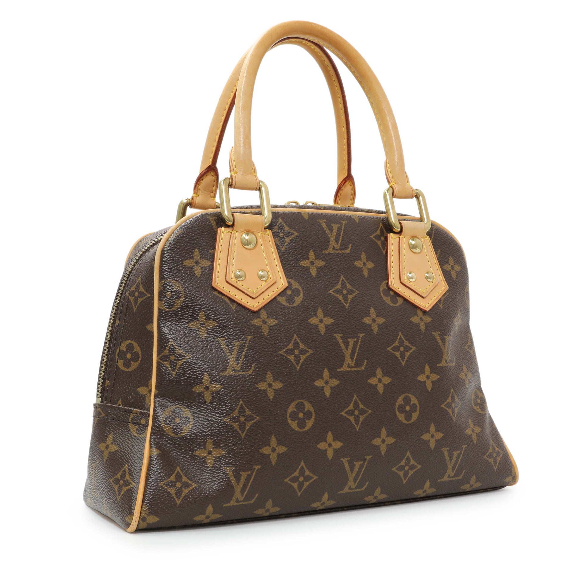Exclusive Louis Vuitton Monogram Manhattan PM — Side View