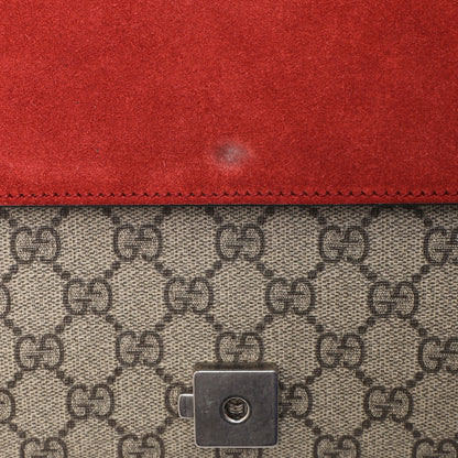 Exclusive Gucci Red GG Supreme Monogram Small Dionysus Shoulder  Bag — Alternate View 8