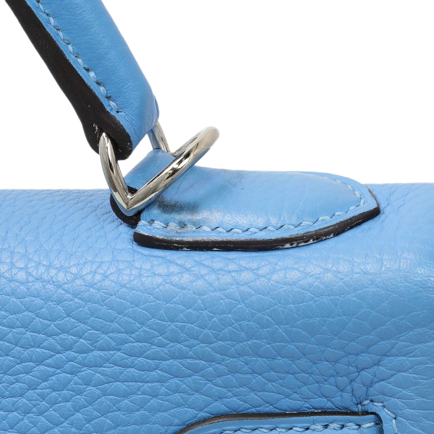 Exclusive Hermes Blue Paradise Taurillon Clemence Kelly Retourne 32 — Alternate View 12