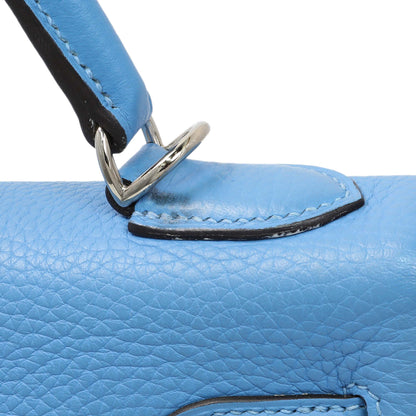 Exclusive Hermes Blue Paradise Taurillon Clemence Kelly Retourne 32 — Alternate View 12