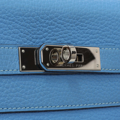 Exclusive Hermes Blue Paradise Taurillon Clemence Kelly Retourne 32 — Alternate View 13